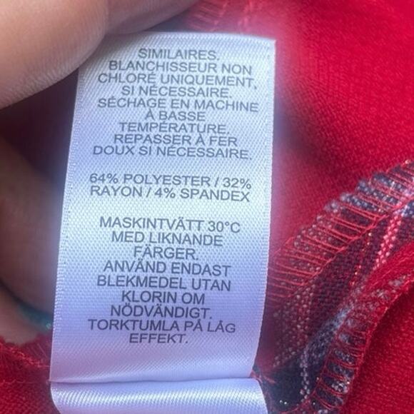 Vineyard Vines Red Plaid Ruffle Mini Skirt 6 School Academia Preppy Collegiate - Picture 8 of 11